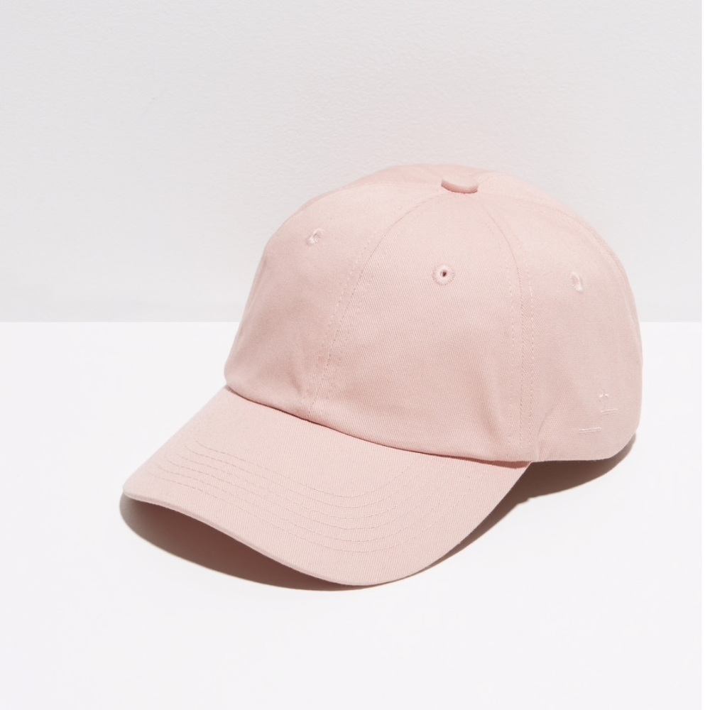 Cotton-Twill Dad Cap in Dusty Pink